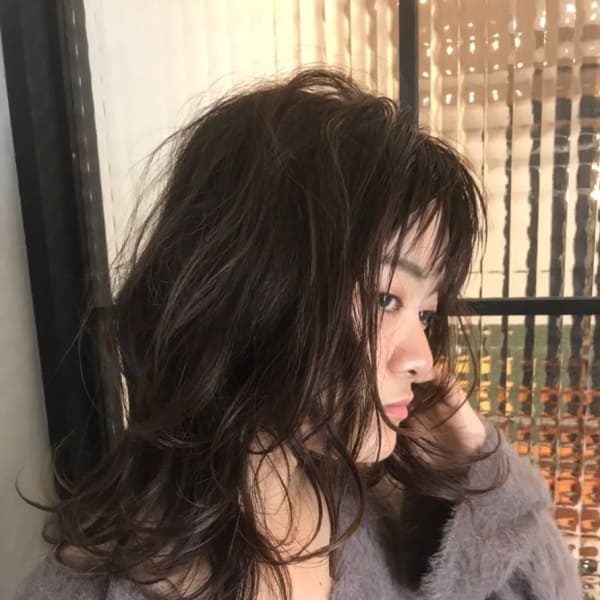 ヴェールウエーブ レイヤー 無造作 カール ウルフ