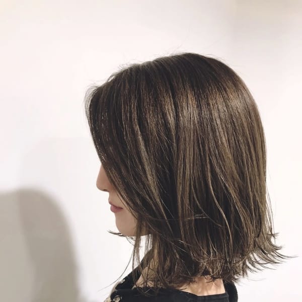 オフィスでもＯＫ♪乾かすだけでキマる！肩下セミロング