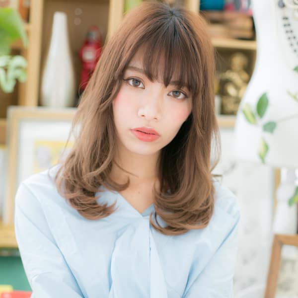 外国人風エアリーロングでラブグラマラス! ゆる巻きロング