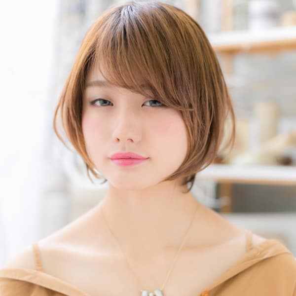 悩み解決!愛されアシンメトリーショート エアリーボブ
