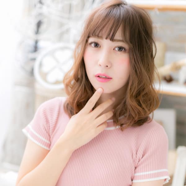 くせ毛風♪大人かわいいミックスゆるウェーブ ボリュームカール