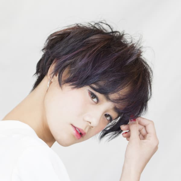 ショートのパーマスタイル