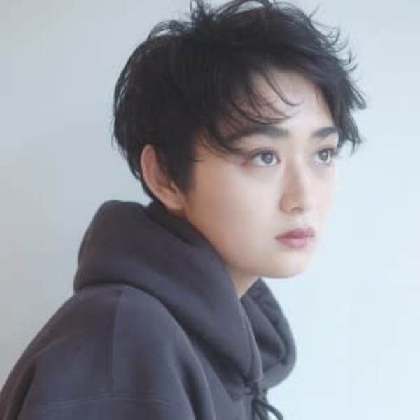 暗髪ショート|Hair & Make Seek 八王子店