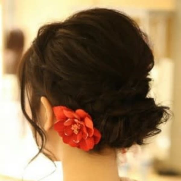 成人式アップスタイル