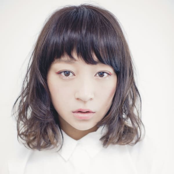 バイオレットアッシュゆるふわカーリーボブ|Re caspell