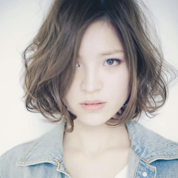 ベージュカラーやわらかスウィートボブ|Re caspell