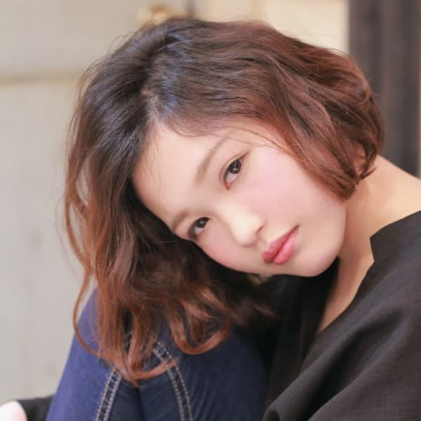 色っぽウェーブボブ