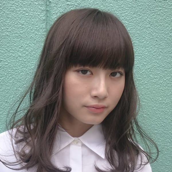 バイオレットアッシュのカーリーミディアム|Re caspell