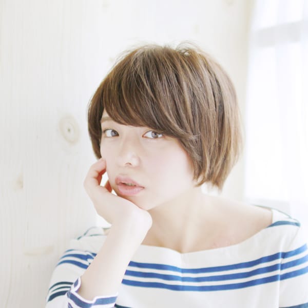 20代・30代・40代 春待ちショートボブ