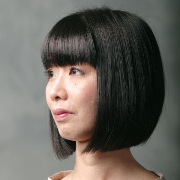 やや前下がりの艶ボブ|hair creation J＆B 鶴ヶ島店