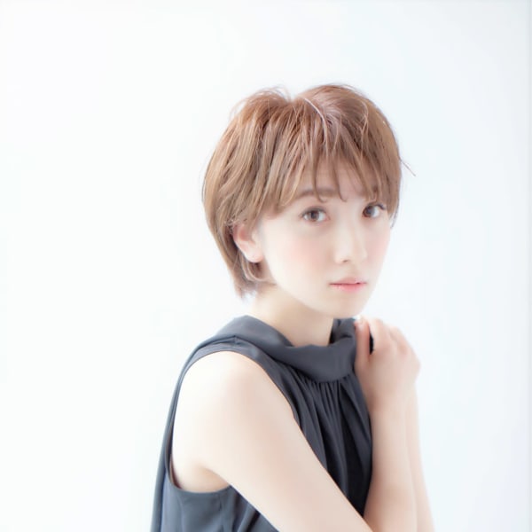 ザクザク束感が遊び心たっぷりのアレンジショート。