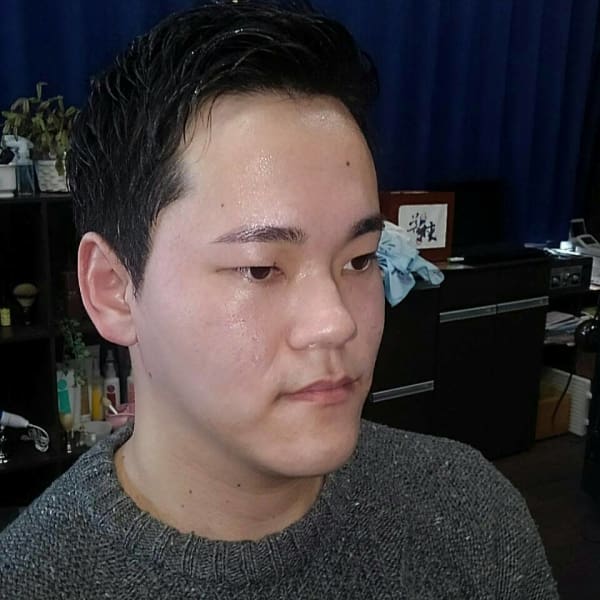 爽やかで真面目な印象力を追及、ナチュラルメンズショートヘア