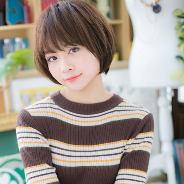 大人かわいい…フェミニンマッシュボブ ガーリーボブ