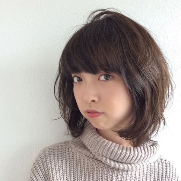 【64ページ目 オススメ順】黒髪/ミディアムの髪型・ヘアスタイル 楽天ビューティ