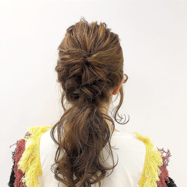 オシャレポニーテール