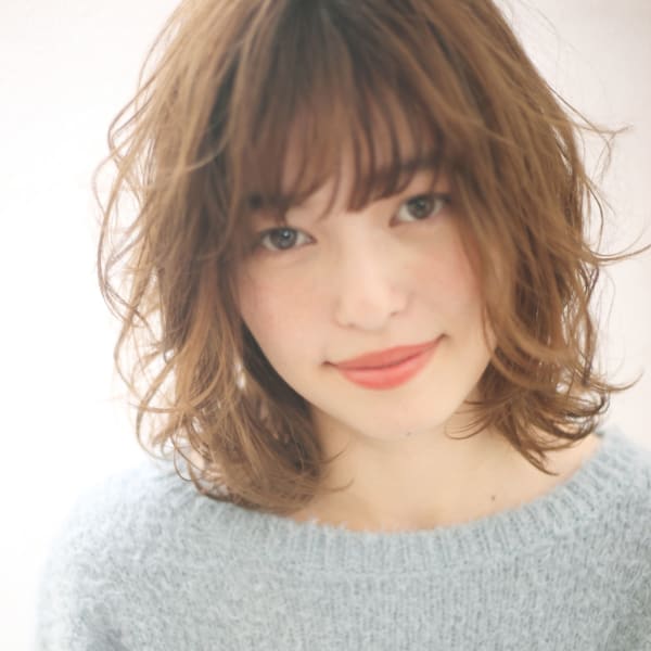 【6ページ目 オススメ順】20代/パーマ/外国人風/セミロングの髪型・ヘアスタイル 楽天ビューティ