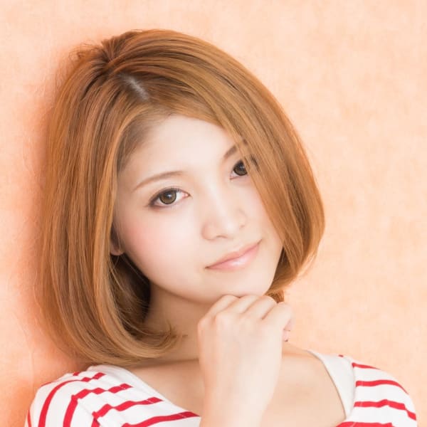 ☆大人可愛いストレートボブ|ANGE