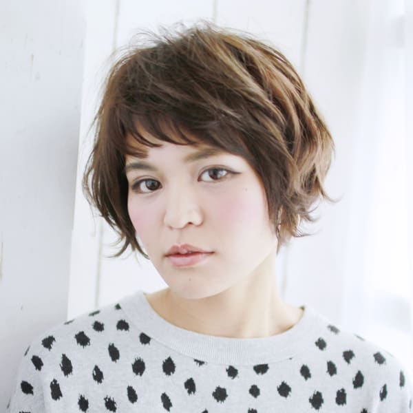 ショートパーマ|amour稲田堤