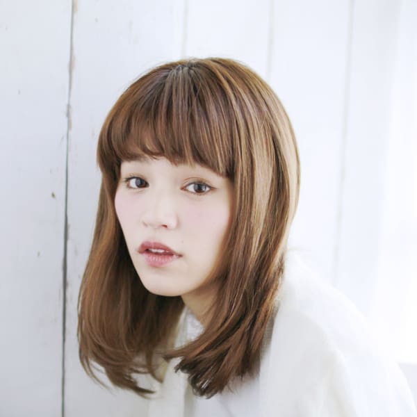 ナチュラルストレートスタイル