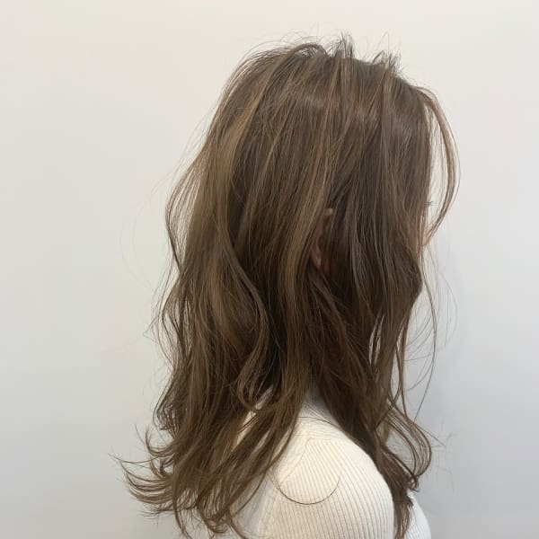 【添田】大人ヘルシーレイヤーデジタルパーマフェザーロング