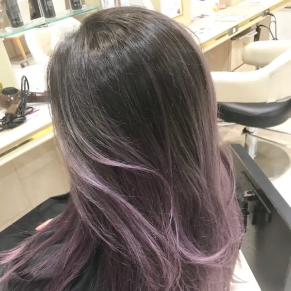 ハイライトグラデーション×カシスグレー