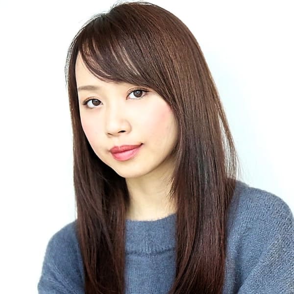 触りたくなるシルキーストレート