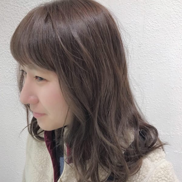 ミディアム×イルミナヌード【Ash元住吉店ヘアスタイル】