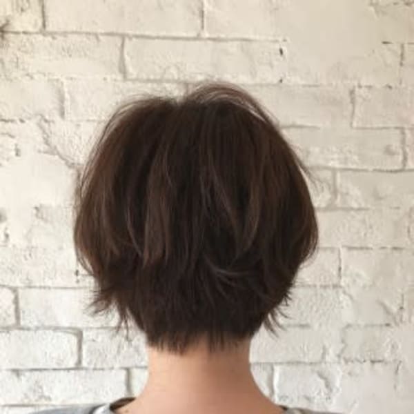 #ゲストスナップ 小顔ショート×やわらかグレージュ