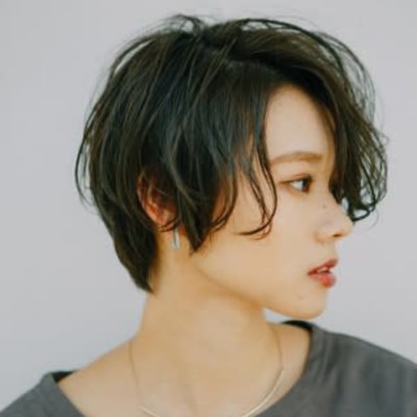 大人なショートボブ