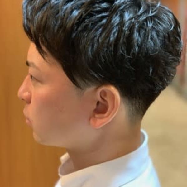 メンズ 髪型 ソフモヒ ツーブロック