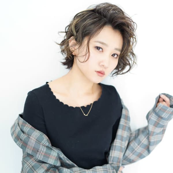 ゆるウェーブ ハンサムショート