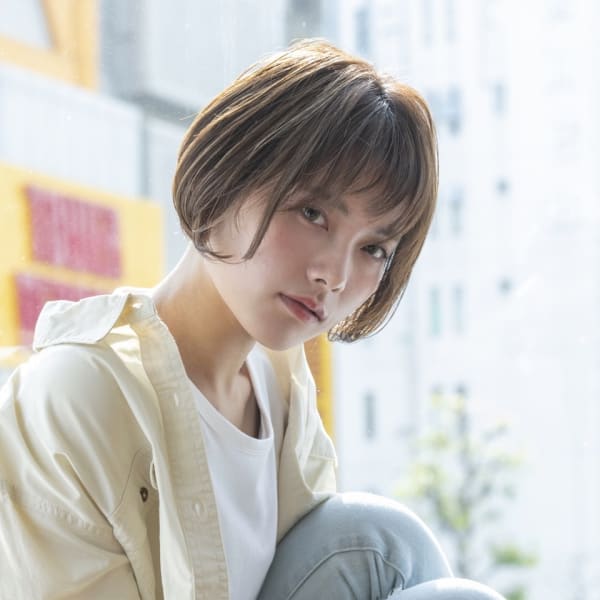 ギザギザ前髪xボブ