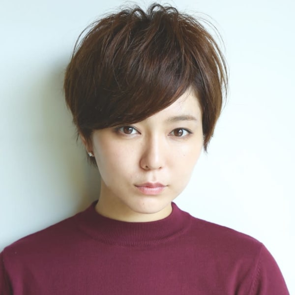縦長シルエットが決め手のショートボブ【grandage 小岩
