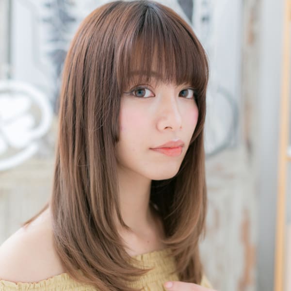 大人かわいい☆ツヤ感小顔ワンカール ゆる巻きロング