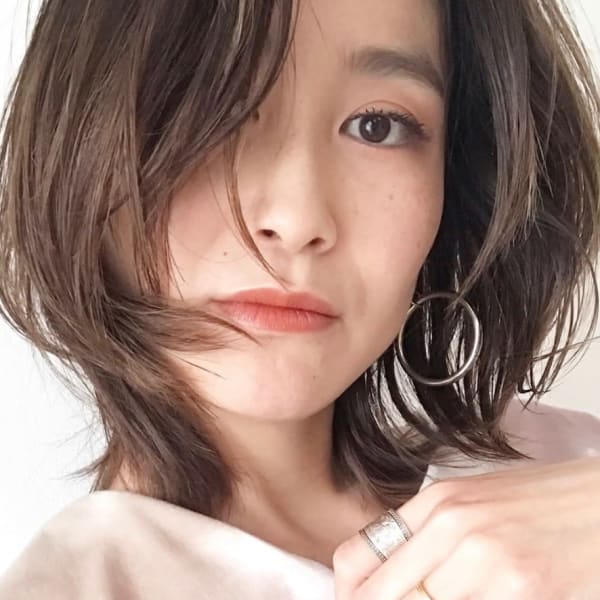 オススメ順 30代 ウルフ ミディアムの髪型 ヘアスタイル 楽天ビューティ