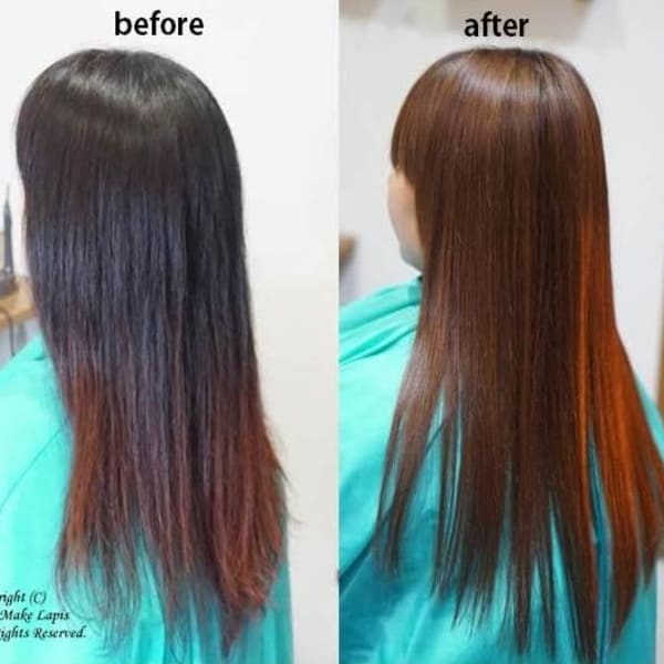 クセ毛のダメージヘアでも、しっとりストレートヘア★|hair make Lapis
