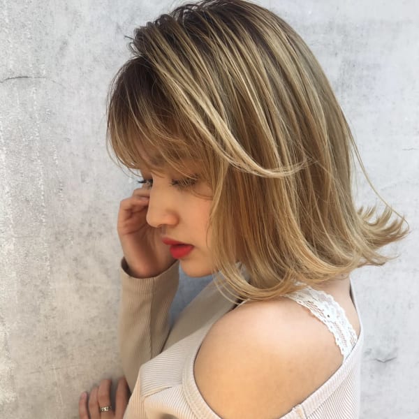 「鎌倉スタイル」切りっぱなし外ハネボブ47