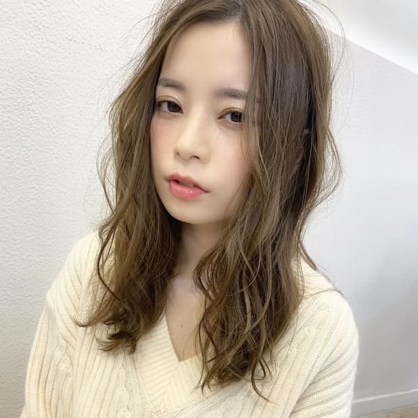 【添田】無造作カールなデジタルパーマヘルシーレイヤーウルフ