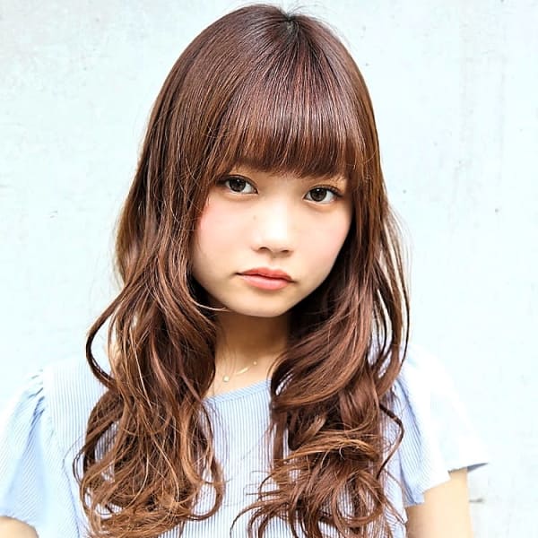 しっかりウェーブヘアはデジタルパーマで