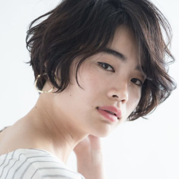 【threebykeep 尾山台.甲田】前下がりパーマボブ