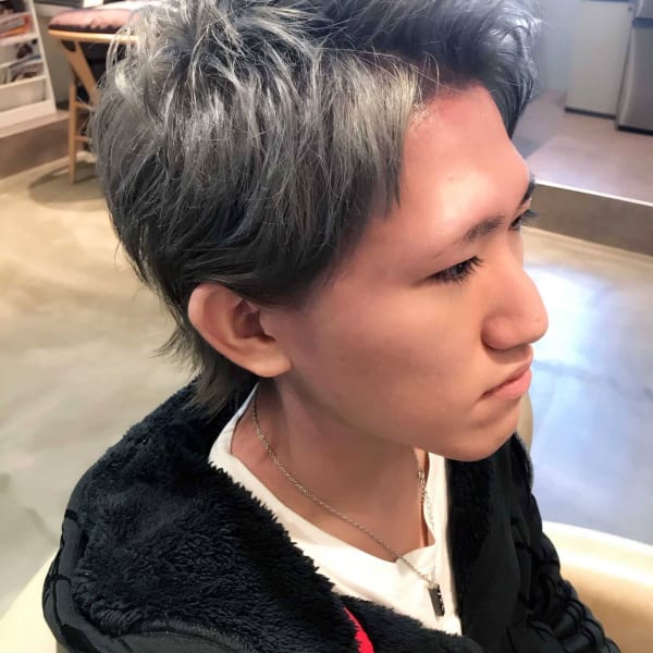 ダブルカラーで作る”アッシュグレー”