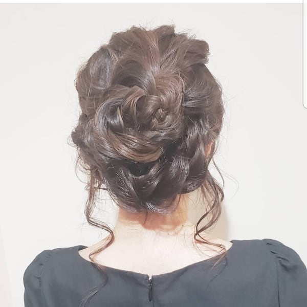 【COLO 丹澤智子】お呼ばれヘアセット