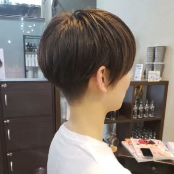 【松戸BULL】サロンスタイル☆骨格美ベリーショートボブ