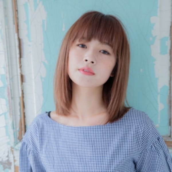 ナチュラルストレートなセミディ