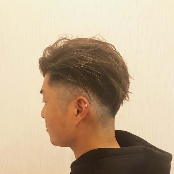 フェードオールバックスタイル