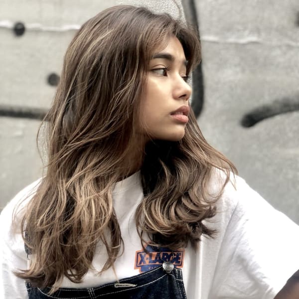 オススメ順 ストリート レイヤー 黒髪 ロングの髪型 ヘアスタイル 楽天ビューティ