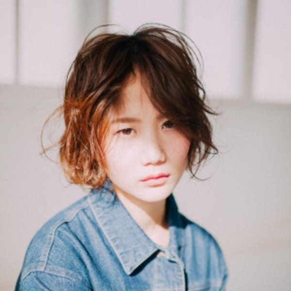 クシャッとレディショートボブ|GNARLY 大泉学園店