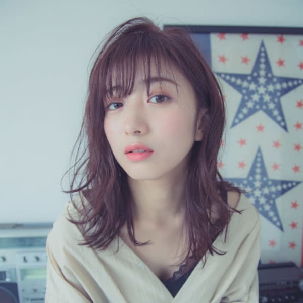 暗髪色っぽセミディ|GNARLY 大泉学園店