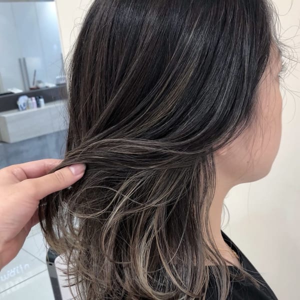 コントラスト細めハイライト3Dカラー