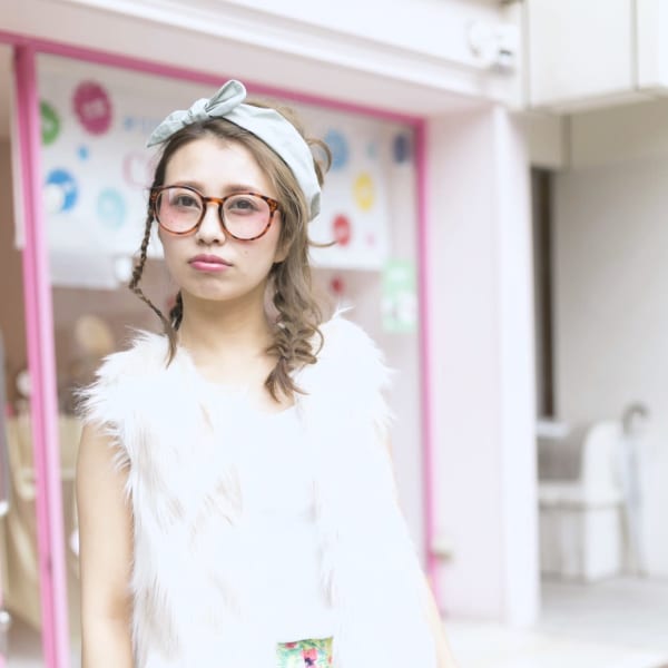 個性的ヘアアレンジ